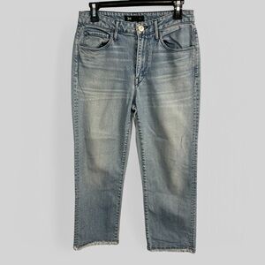 3X1 NYC light wash straight cropped Holden denim ladies size 27 retro